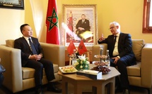 Congrès mondial de l’eau : Nizar Baraka s'entretient avec son homologue chinois 