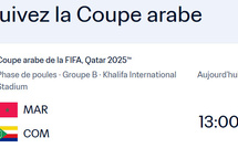 Coupe arabe FIFA 2025 / Ce mardi, Maroc – Comores : Horaire ? Chaînes ?